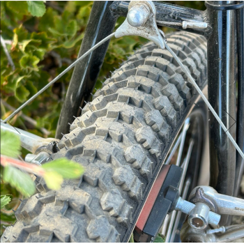 Old School BMX Black 26 x 2.125 "Snake Belly"  Tan Wall Tyre by Panaracer