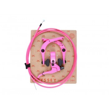 Old School BMX Springfield U Brake Kit Hot Pink by ODYSSEY