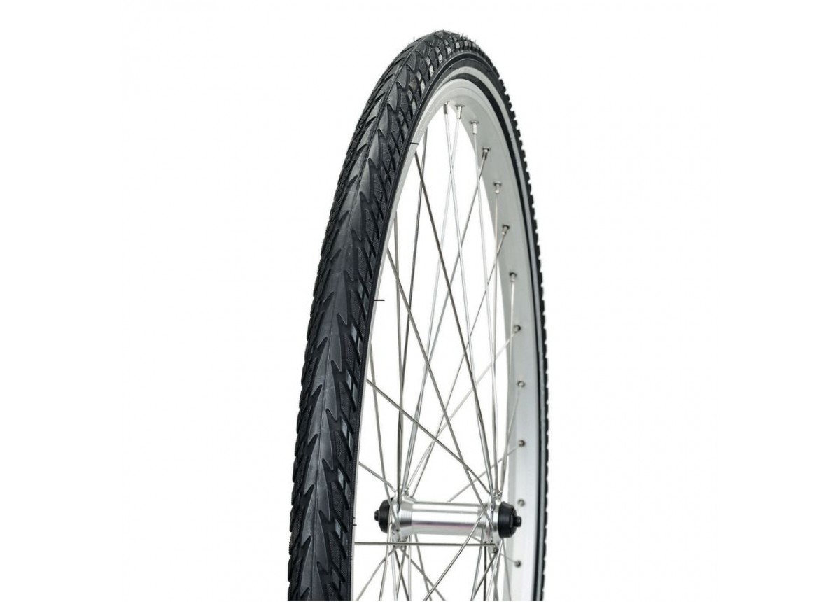700 X 38C Black Tyre with Puncture Resistant Breaker Belt (PRBB) & Reflector Strip 700 X 38C Black Tyre with Puncture Resistant Breaker Belt (PRBB) & Reflector Strip