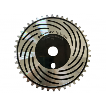 Old School BMX 44T Turbo Disc Front Sprocket Black by Skyway