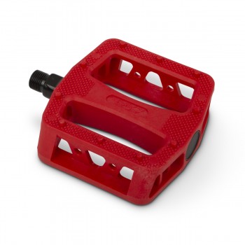 Old School BMX SE Bikes 12 O'Clock Nylon 9/16" Pedals Red by SE