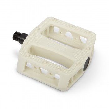 Old School BMX SE Bikes 12 O'Clock Nylon 9/16" Pedals White by SE