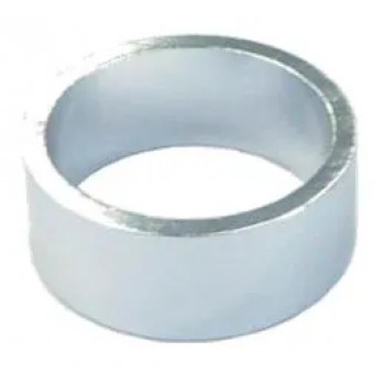 Old School BMX Spacer Alloy 1 1/8 15mm Silver
