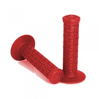 Old School BMX Ame Tri Grips Red by Ame