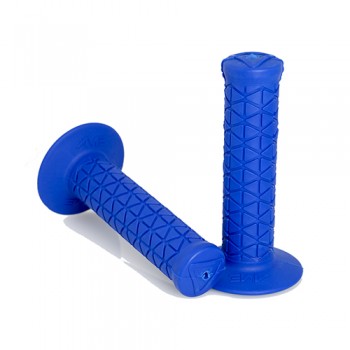 Old School BMX Ame Tri Grips Blue by Ame