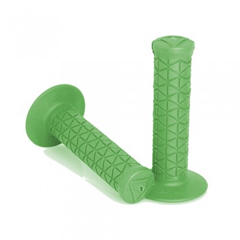Old School BMX Ame Tri Grips Green by Ame