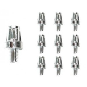 Old School BMX Brake Lever Adjusters M7 Alloy Silver Sold individually by Old School BMX