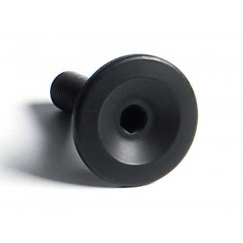 Old School BMX M10 X 1.25mm Fork Preload Bolt Black by S & M