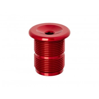 Old School BMX M24 X 1.5mm Fork Preload Bolt Red by S & M