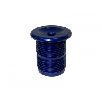 Old School BMX M24 X 1.5mm Fork Preload Bolt Blue by S & M