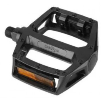 Old School BMX Alloy 9/16" BMX Platform Pedals Black by Wellgo
