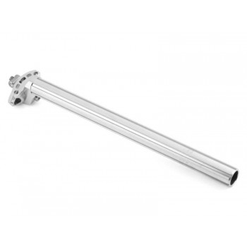 Old School BMX Seat Post Fluted 25.4mm Silver by MCS