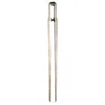 Old School BMX Seat Post Straight 25.8mm X 400mm Steel Chrome