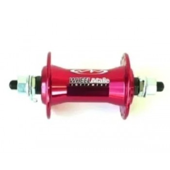 Old School BMX Front Hub Alloy Axle 3/8 36H Red