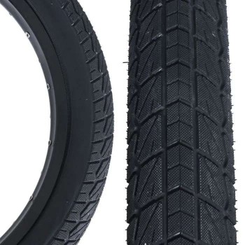 Old School BMX A New Item Tyre 20 x 2.4, Theory, BMX Freestyle Tyre, Extra Wide Black