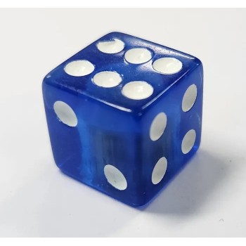 Old School BMX A NEW ITEM Valve Cap Dice A/V Blue