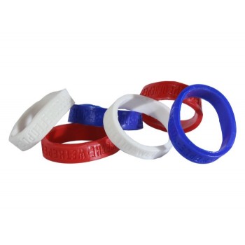Old school BMX Hilt Grip Ring Set Red/White/Blue by Wethepeople