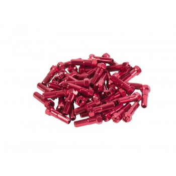 Old School BMX Taper HEX Nipples 16mm 40pieces Red by GSPORT