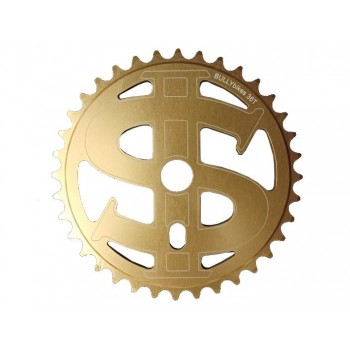 Old School BMX Bully Big Money Chainwheel 36T Gold by MCS