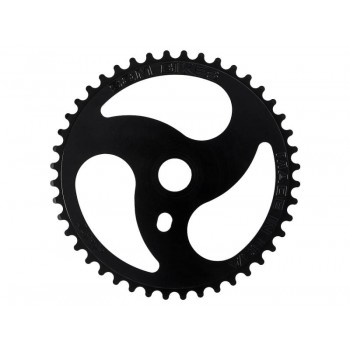 Old School BMX Chainsaw Front Sprocket 44T Black by S&M