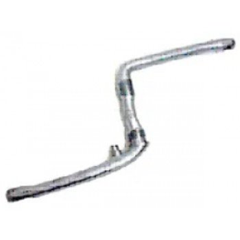 Old School BMX One Piece Crank 165mm With Pivot Cr-Mo Silver