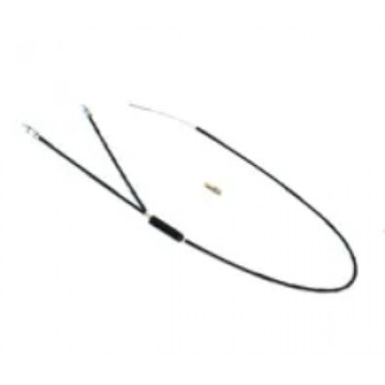 Old School BMX Gyro Cable Lower For Use With 25.5mm Gyro A:740mm B:200mm Black