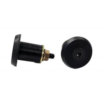 Old School BMX End Plugs Expander Type 18mm 2/SET Black