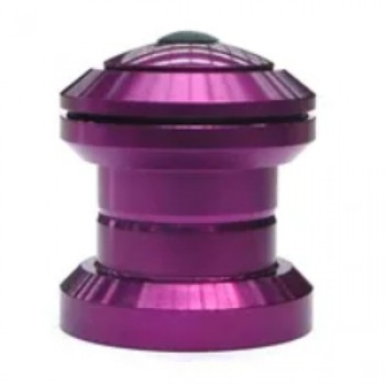 Old School BMX Headset Alloy Top Cap ACB Sealed Bearing Purple