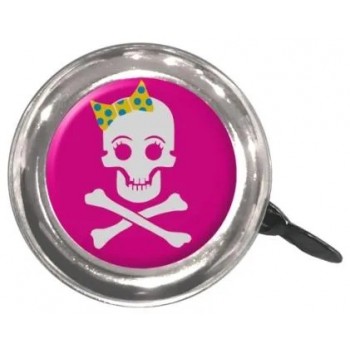 Old School BMX Girly Skull Bell Steel 55mm Fit All standard Handlebar