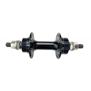Old School BMX Hub Flip Flop Nutted 36H 3/8" Nutted Axle Black