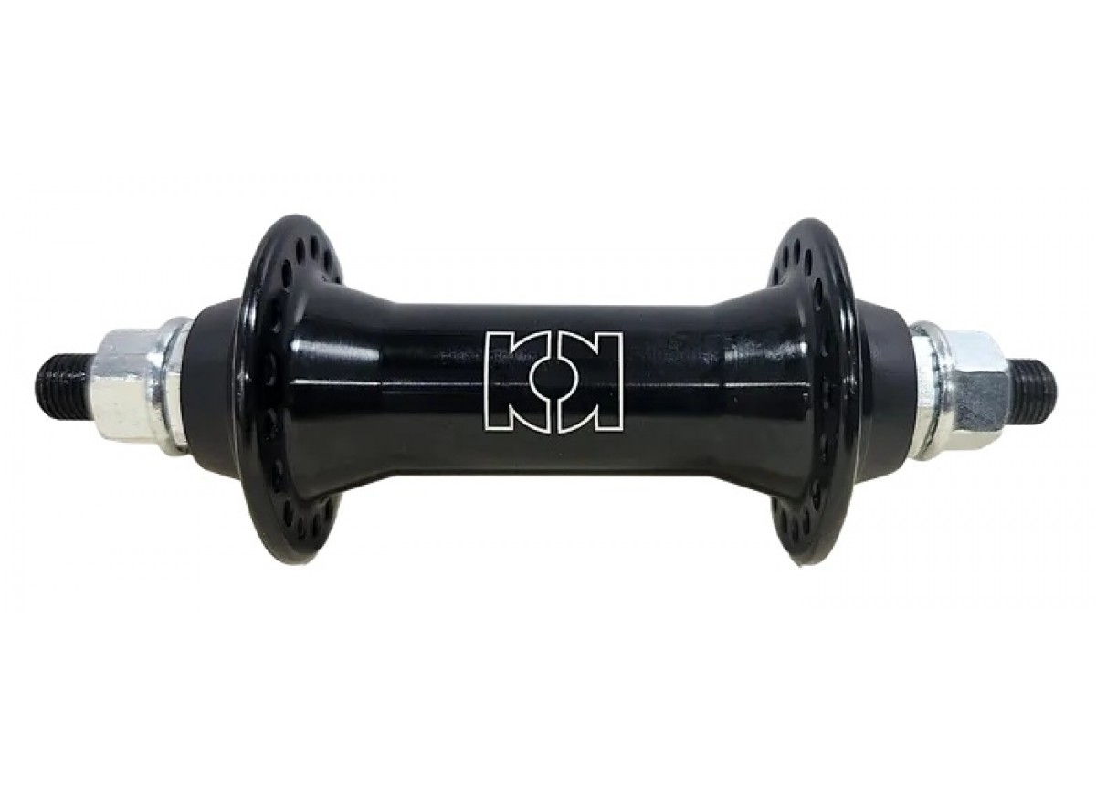 Old School BMX Hub Front Nutted Alloy 36H 3/8 Axle Black Old School BMX Hub Front Nutted Alloy 36H 3/8 Axle Black