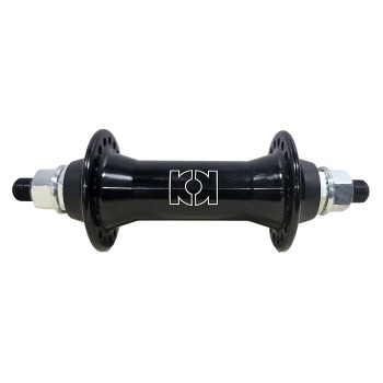 Old School BMX Hub Front Nutted Alloy 36H 3/8 Axle Black