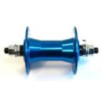 Old School BMX Hub Front Nutted Alloy 36H 3/8 Axle Blue