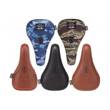 Old School BMX Team Seat Slim Padded Pivotal Leather Brown by Wethepeople