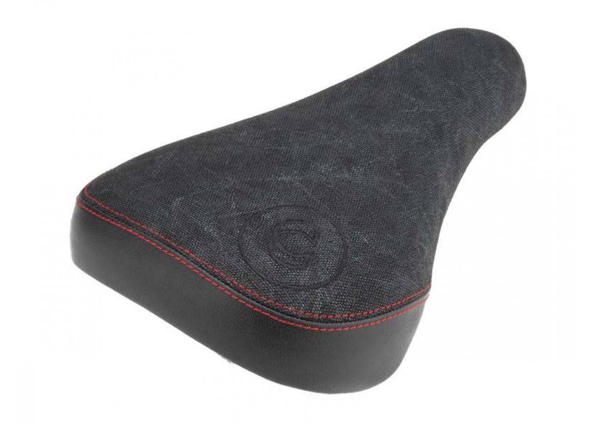 Old School BMX Waxed Stealth Seat Pivotal/Stealth Black by Cinema Old School BMX Waxed Stealth Seat Pivotal/Stealth Black by Cinema