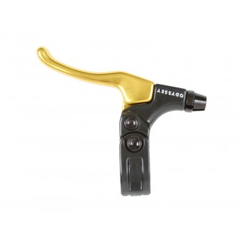 Old School BMX Monolever Medium U Brake Lever LHD Anodized Gold by Odyssey