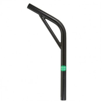 Old School BMX Layback cr-mo Seat Post Black with Support 22.2MM X 400MM