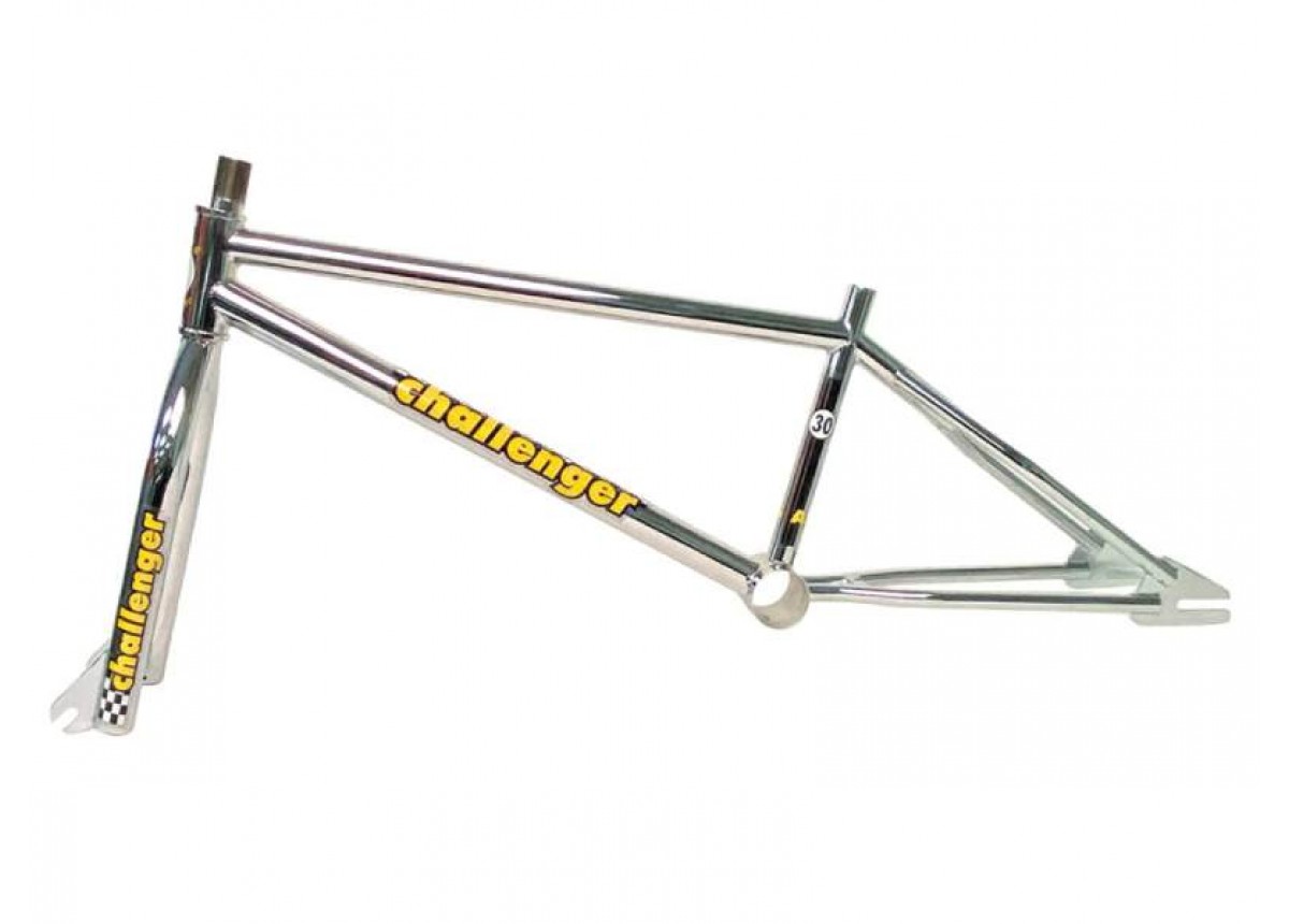 Old School BMX Challenger Frame/Fork Kit 22.0" Chrome by S&M Old School BMX Challenger Frame/Fork Kit 22.0" Chrome by S&M