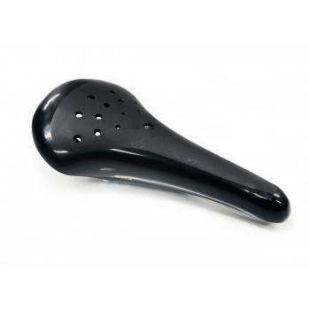 Old School BMX Elina Style BMX Seat Black with BMX Stamp by Old School BMX