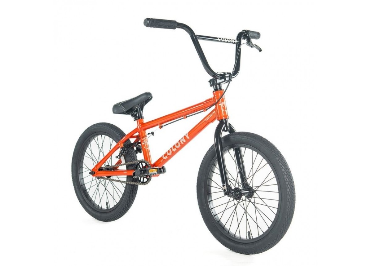 Colony Horizon 18" Micro Freestyle BMX Bike - Clear Orange Colony Horizon 18" Micro Freestyle BMX Bike - Clear Orange
