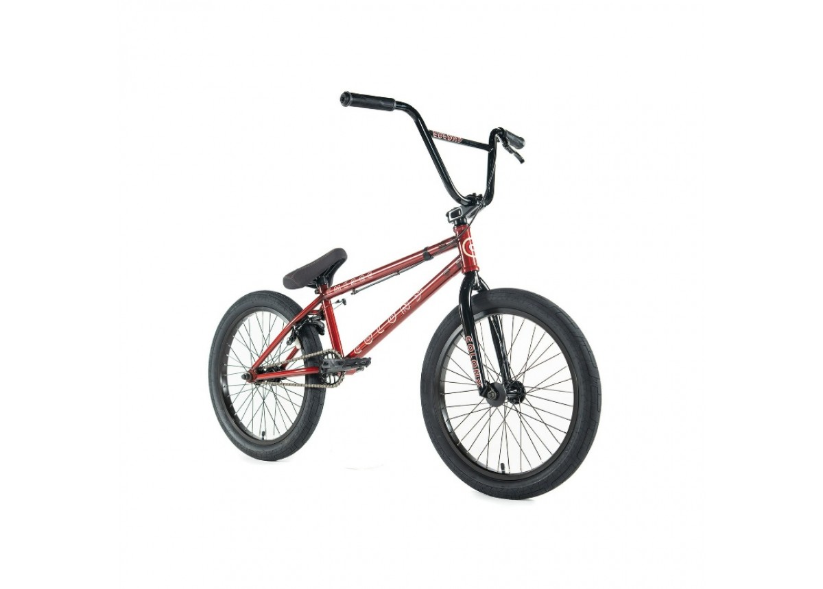 Colony Emerge 20" Freestyle BMX Bike - Clear Red Colony Emerge 20" Freestyle BMX Bike - Clear Red