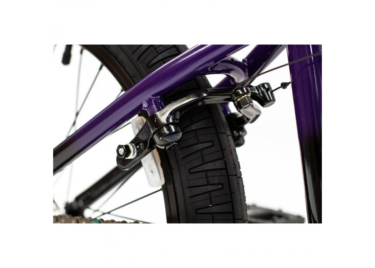 Division Brookside 20" Freestyle BMX Bike - Black/Purple Fade Division Brookside 20" Freestyle BMX Bike - Black/Purple Fade