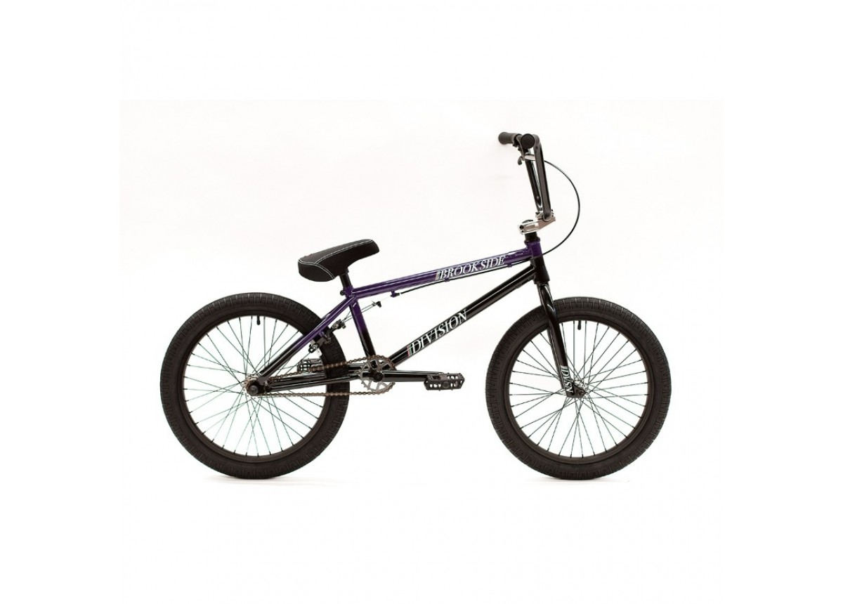 Division Brookside 20" Freestyle BMX Bike - Black/Purple Fade Division Brookside 20" Freestyle BMX Bike - Black/Purple Fade