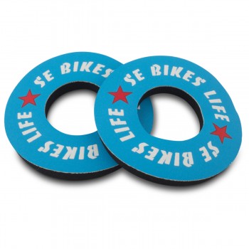 Old School BMX SE Bike Life Grip Donuts Blue by SE