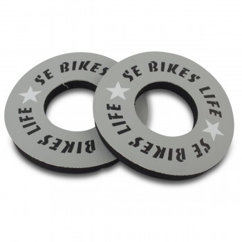 Old School BMX SE Bike Life Grip Donuts Grey by SE