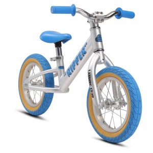 Old School BMX SE Bikes Micro Ripper 12" Kids Series BMX Balance Bike - Silver