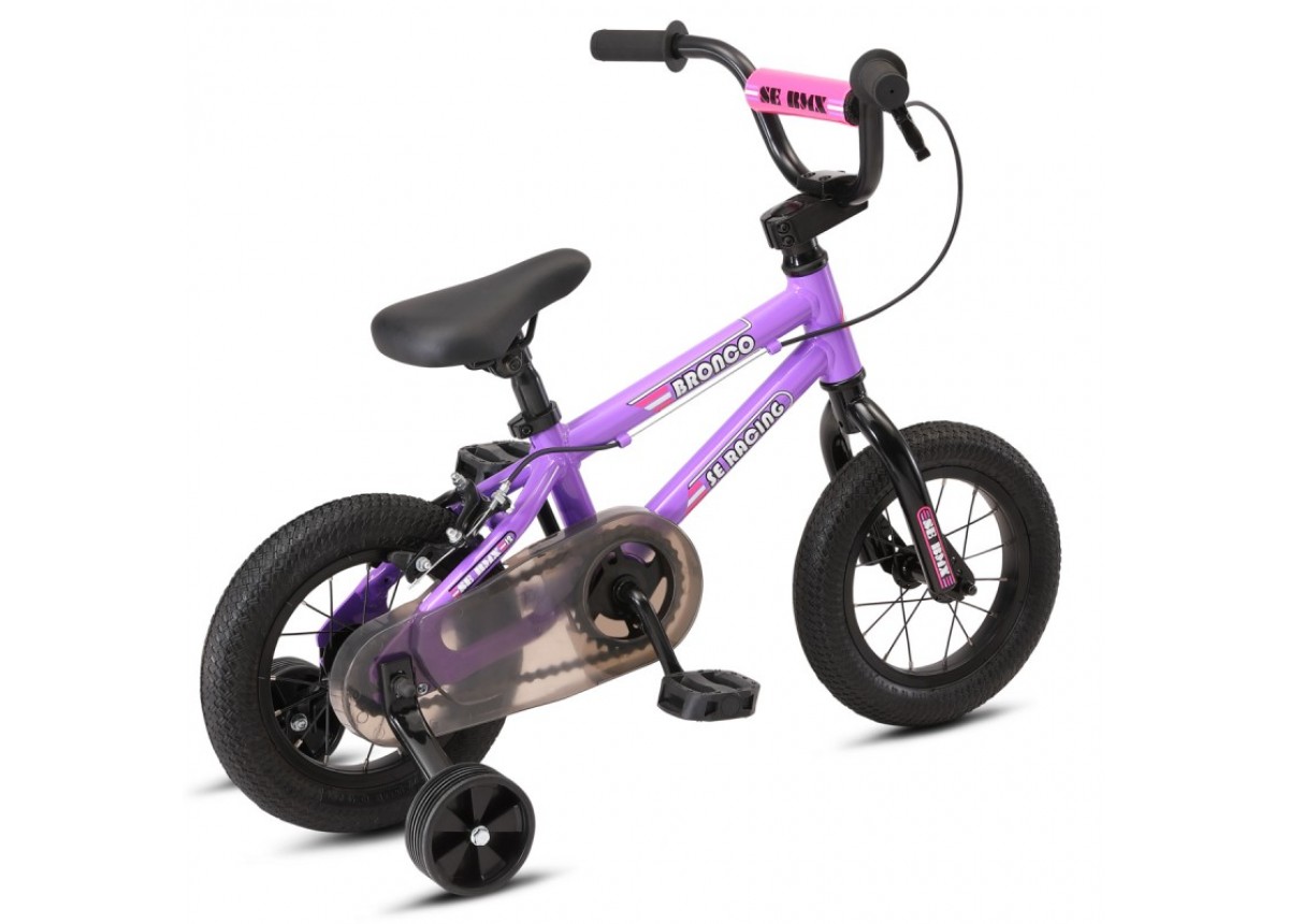 Old School BMX SE Bikes Bronco 12" Kids Series BMX Bike - Purple Old School BMX SE Bikes Bronco 12" Kids Series BMX Bike - Purple