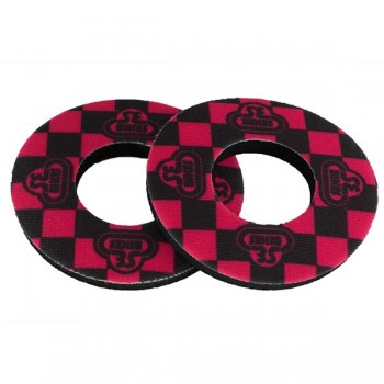 Old School BMX SE Bikes Checkerboard Grip Donuts Pink/Black by SE
