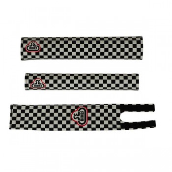 Old School BMX SE Bikes Checkerboard Pad Set - Black/White by SE Bikes