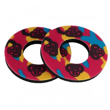 Old School BMX SE Bikes Grip Donuts - Camo Rainbow by SE